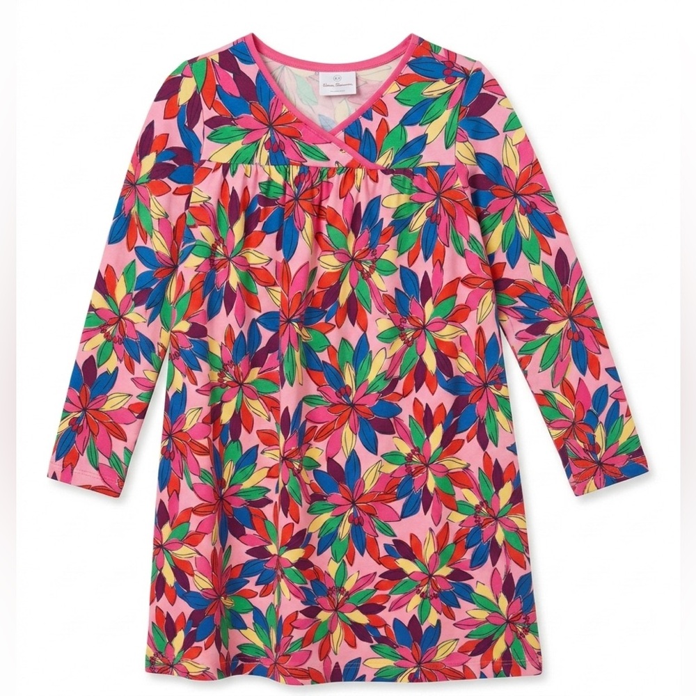 HANNA ANDERSSON Girls Longsleeve Floral Dress 140 (10 years)